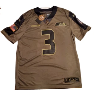 Nike Seattle Seahawks Russell Wilson 2021 Salute to Service Jersey Mens Large - Picture 1 of 11