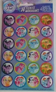 96 My little Pony Stickers (4 hojas) Party Favors Crafting Stocking Stuffer - Imagen 1 de 3