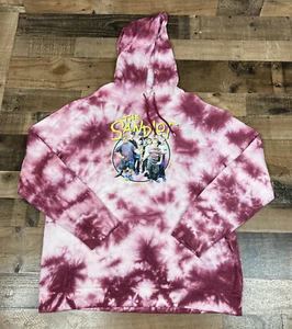 The Sandlot Pullover Hoodie Men’s Sz XL Red Pink Tie Dye Graphic Sweater -NWT - Picture 1 of 9