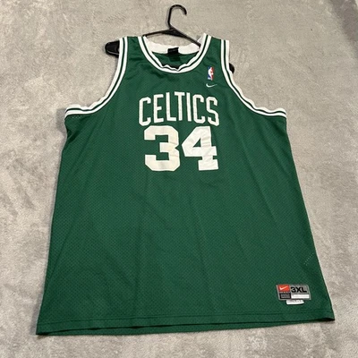 Camiseta de baloncesto de los Boston Celtics para hombre 3XL verde NBA Nike Paul Pierce 34 Swingman Foto 1 de 4
