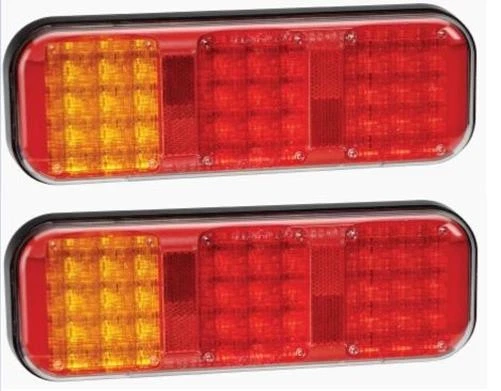 2 x 94202 Narva 9-33 Volt LED Rear Twin Stop/Tail and Direction Indicator Lamp - Image 1 of 2