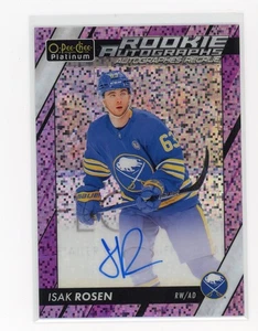 2023-24 O-Pee-Chee Platinum Rookie Violet Pixels /99 Isak Rosen #R-IR Auto RC - Picture 1 of 1