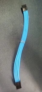 6-Pin GPU PCIe Graphics Card Sleeved Braided Extension Power Cable - Afbeelding 1 van 3