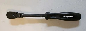 Snap-on Tools NEW RARE BLACK 1/4" Drive Hard Grip Black Flex Ratchet GTHLFD72BK - Bild 1 von 6