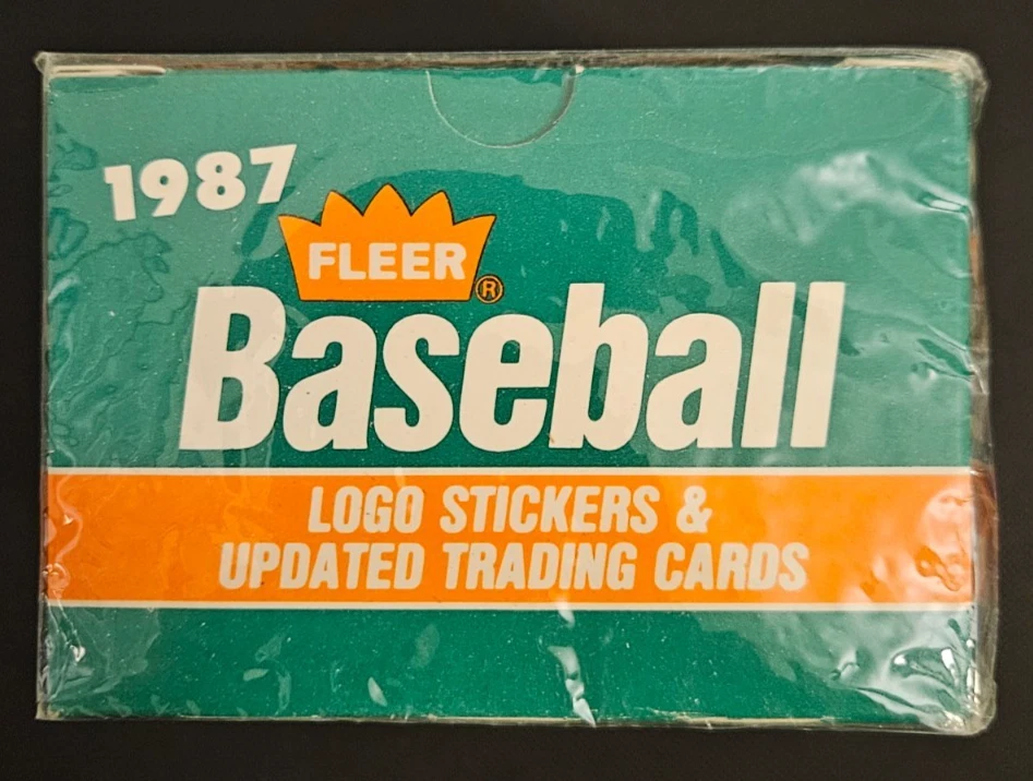 ¡Juego de actualización de béisbol Fleer 1987! (Sellado de fábrica) Foto 1 de 4