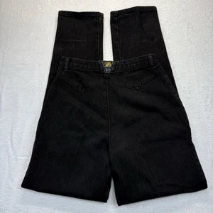 Blaze Jeans Womens 11/30.5 (29x35) Black Bareback Western Cowgirl High Rise - Picture 1 of 11
