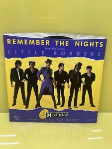 The Motels, Remember the Nights ~ 1983 Capitol 45 +PS - Imagen 1 de 4