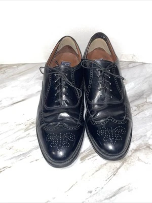 Zapatos Oxford Bostonian Classics negros punta de ala: 12 D/B EE. UU. Foto 1 de 4