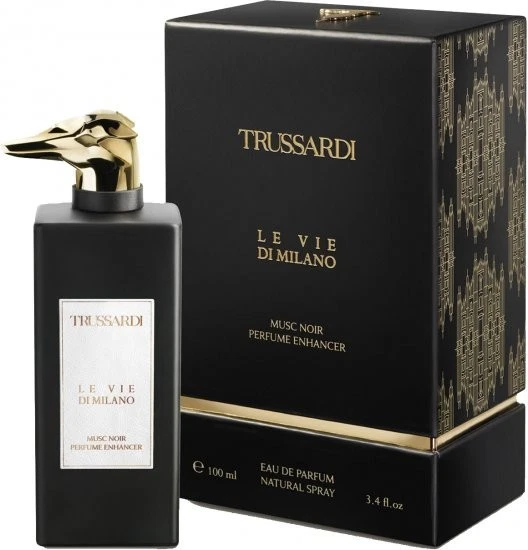 Trussardi Le Vie di Milano Musc Noire Enhancer 3.4 FLOZ EDP Perfume Unisex New - Image 1 of 1