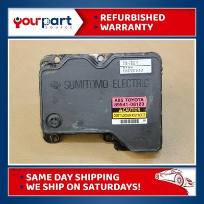 04-08 MÓDULO DE CONTROL DE FRENO ANTIBLOQUEO ABS TOYOTA SIENNA OEM 89541-08120 RECONSTRUIDO Foto 1 de 4