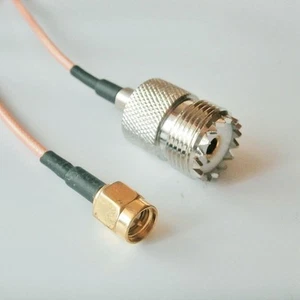 UHF Adapter Cable Practical Connectivity Radio Communication High quality - Zdjęcie 1 z 7