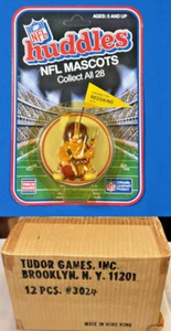 NFL Huddles Washington Redskins PVC 2" NFL Mascot 1983 Tudor NIP NOS Commanders - Picture 1 of 6