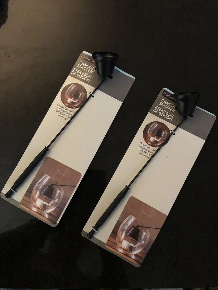 Luminessence Silver Finish Candle Snuffer Accessory With Long Handle