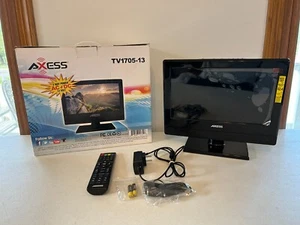RARE Axess 13.3-Inch Digital LED HD TV - AC/DC Power HDMI/USB Inputs - TV1705-13 - Picture 1 of 20