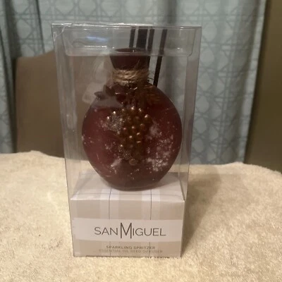San Miguel Sparkling Spritzer Scent Essential Oil Reeds Grapes Diffuser Set New - Image 1 of 2