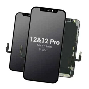 OEM Pull OLED per Apple iPhone 12 & 12 Pro Display LCD Touch Screen Telaio Grado B - Foto 1 di 6