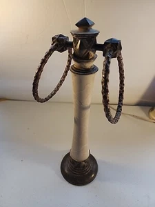 Brunswick Towel Tree Natural Marble Stone India Ink 13.5”Tall - Picture 1 of 7