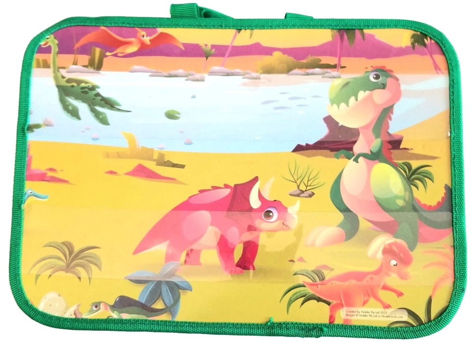 Kid's Portable, Carry Lap Desk.  Dinosaur Themed - Image 1 of 4