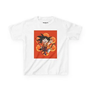 Kids T-shirt Dragon Ball, Children's Cotton Shirt, Hilarious Graphic Tee, - Picture 1 of 5