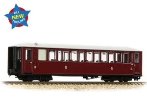 Bachmann 394-101 Ffestiniog Railway 'Tin Car' Saloon Third No. 119 FR Maroon - Picture 1 of 2