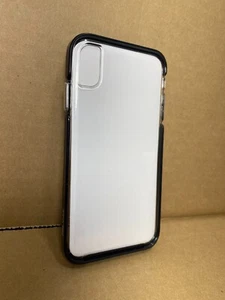 Pelican Ambassador Case for iPhone XS Max Clear Black Silver Button Slim Stylish - Picture 1 of 6