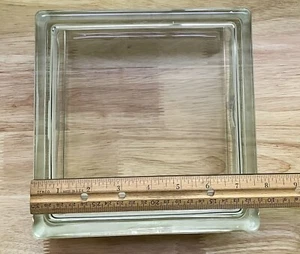 VINTAGE RECLAIMED WECK FENSTER-/Duschblöcke 7,75"" x 7,75"" x 3,25"", MADE GERMANY - Bild 1 von 5