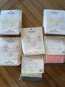 Martha Stewart Wedding Party Favor Candy Boxes Pink & Yellow NEW/UNOPENED Set 6 - Picture 1 of 4