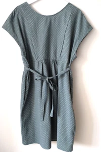 SERAPHINE - NEW TAG - Size 18 Sage Nursing Dress With Back Detail - Picture 1 of 11