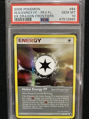 2006 Pokemon EX Dragon Frontiers Holon Energy FF Reverse Foil 84/101 PSA 10 - Image 1 of 2