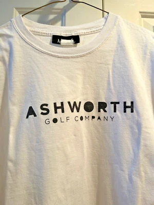 Camiseta XL Ashworth Para Hombre Manga Corta 100% Algodón Pesado Extra Grande Golf Años 90 Foto 1 de 4