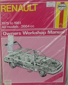 Renault 30 Workshop Repair Manual 1975-1981 with MPN HA682 - Picture 1 of 1