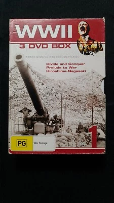 WWII / World War 2 - 3 DVD BOX SET - Award Winning Documentaries - Rare - Image 1 of 4