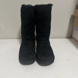 Bota de invierno UGG Australia Bailey Bow II para mujer talla 7 negra - Imagen 1 de 6