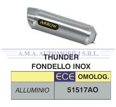 Terminale Thunder alluminio Honda CB 125 F Anni: 2017 2018 2019 2020 - Immagine 1 di 4