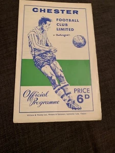 1966 Chester City V Darlington Football Programme - Picture 1 of 3