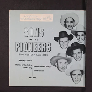 SONS OF THE PIONEERS: sing western favorites RCA 7" EP 45 RPM - Picture 1 of 4