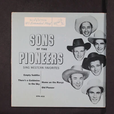 SONS OF THE PIONEERS: sing western favorites RCA 7" EP 45 RPM - Image 1 of 4