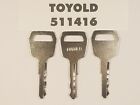 (3) Toyota Forklift Lift Keys Toyold Forklift Key Toyold Key  Fast Free Shipping
