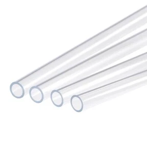 4pcs Acrylic Pipe Rigid Round Tube Clear 1/2"(12mm) ID 5/8"(16mm) OD 20" Impact - Picture 1 of 7