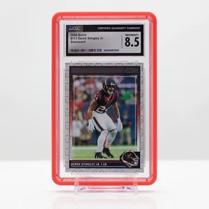 Tarjeta de puntuación de fútbol americano 2024 Derek Stingley Jr. #111 Panini marcador NFL CGC 8,5 casi nueva - Imagen 1 de 4