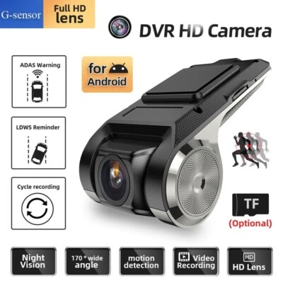 AMPRIME Night Vision ADAS HD 1080P Car DVR Camera G-sensor Auto Video Recorder Dash Cam