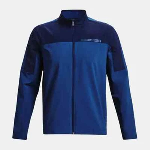Mens Under Armour Full Zip Storm Windstrike Top, Blue, XXL or XXXL, NEW - Picture 1 of 2