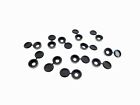 12 Pack Hinged Plastic Screw Caps- Black- 1/4" Screws and Bolts    SCB-1/4"