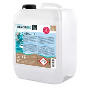 1 x 5 L Metall-Ex Poolreiniger zur Beseitigung von Metall und Kalkablagerungen - Bild 1 von 7