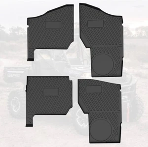 Floor Mats 2019-2025 Polaris Ranger 1000 XP Crew 4 Seater Front & Rear - Picture 1 of 2