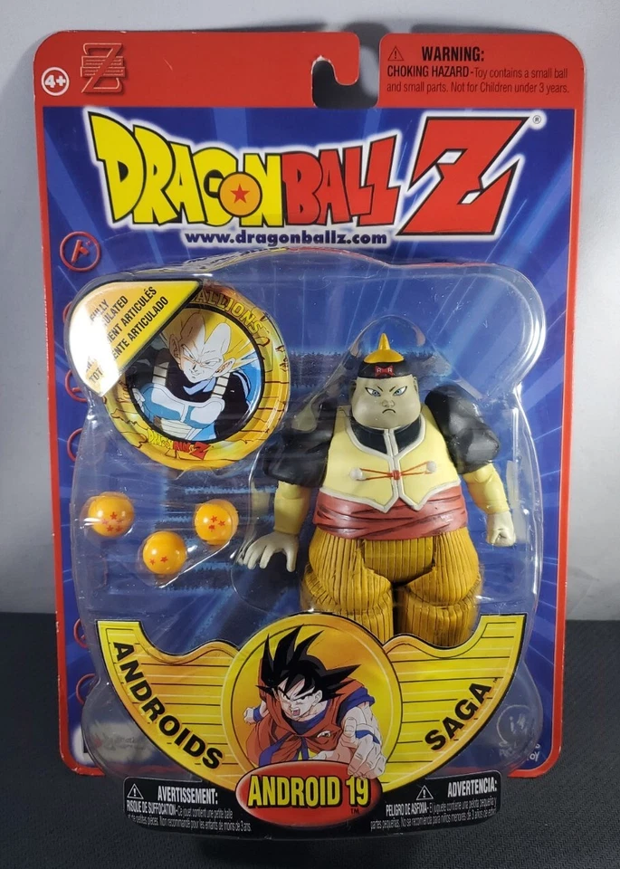 Dragon Ball Z Android 19 Figure IRWIN Androids Saga 2001 Vintage Dragonball