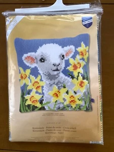 vervaco lamb cross stitch/needlepoint - Picture 1 of 2