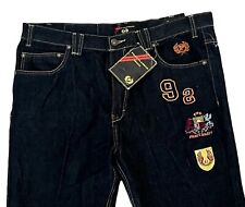 Phat Farm Mens Jeans - Dark Blue Wash Phat Classics Denim Pants 40x32 NWT