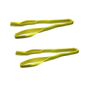 2 Pack Webbing Lifting Cargo Sling Duplex Hoist Strap Heavy Duty 1"x3' Max 3200 - Picture 1 of 7