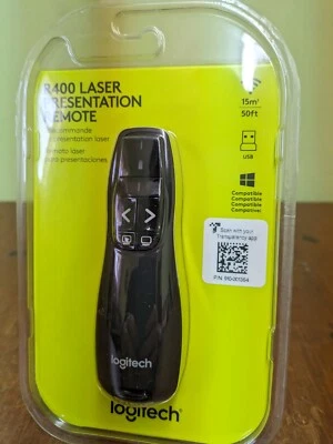 Logitech R400 Wireless Laser  Presentation Remote - Image 1 of 4